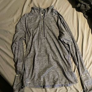 Navy blue Nike dry fit quarter zip sweatshirt